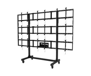 Veggmontering, AV-braketter & AV-møbler - NEC Mobile Videowall Trolley PD02VWM 3X3 46 55 L 409 kg 55" 200 x 200 mm - 100013866