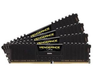 RAM - Corsair Vengeance LPX DDR4-3200 - 32GB - CL16 - Quad Channel (4 pcs) - Intel XMP - Svart - CMK32GX4M4B3200C16