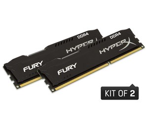 RAM - Kingston HyperX Fury DDR4-2133 BK C14 DC - 16GB - HX421C14FBK2/16