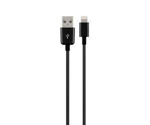 USB - Pro USB-A <-> Lightning - 1m - Svart - 4040849635236