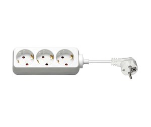 Strømkabel (ekstern) - Pro Power Socket x3 - Wh - 1.5m - 4040849512933