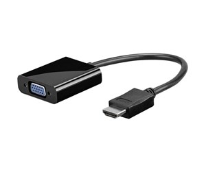 Skjermkabel - Pro HDMI - VGA adapter - Black - 4040849687938