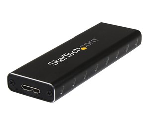 Harddisk - Tilbehør - StarTech.com USB 3.0 to M.2 SATA External SSD Enclosure with UASP - SM2NGFFMBU33