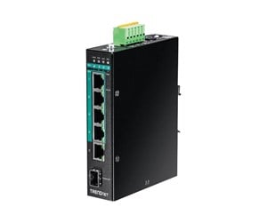 Switch/splitter - TRENDnet 5-PORT GGB POE+ DIN-RAIL SWITC - TI-PG541