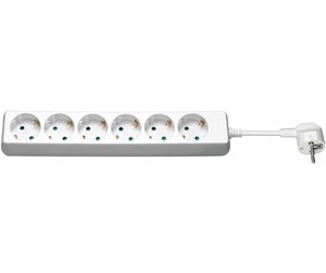 Strømkabel (ekstern) - Pro Power Socket x6 - Wh - 3m - 4040849510793