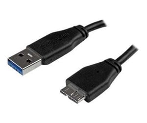 USB - StarTech.com Slim SuperSpeed USB 3.0 A to Micro B Cable - USB3AUB3MS