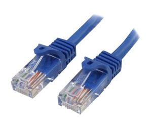 Nettverkskabel - Snagless Cat 5e UTP Patch Cable - 45PAT1MBL