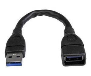 USB - StarTech.com USB 3.0 Extension Adapter Cable A to A - USB3EXT6INBK