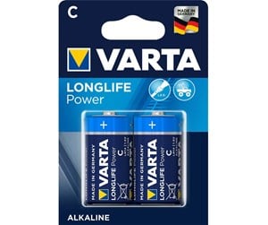 Batteri - VARTA C Long Life Power 2-Pack - 4914121412