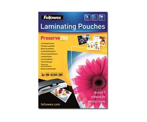 Laminering - Fellowes Laminating Pouches Preserve 250 Micron - 54018