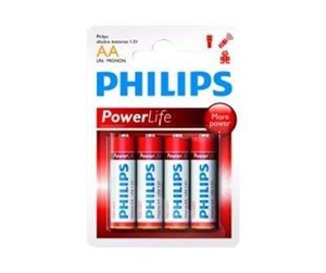 Batteri - Philips Power Life LR6P4B - LR6P4B/10