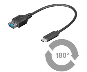 USB - Pro USB OTG 3.1 C - USB 3.0 A (F) - 0.2m - 4040849678943