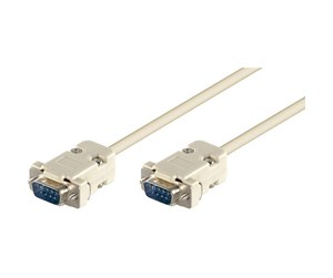 Parallell/seriell kabel - Pro Seriel RS232 9-pins (M/M) - 2m - 4040849505492