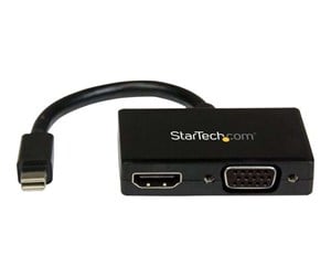 Skjermkabel - StarTech.com Travel A/V adapter: 2-in-1 Mini DisplayPort to HDMI or VGA converter video transformer - MDP2HDVGA