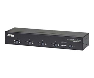 Videosplitter - ATEN VanCryst VM0404 4 x 4 Video Matrix Switch with Audio - VM0404-AT-G