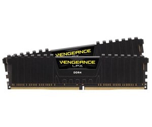 RAM - Corsair Vengeance LPX DDR4-2400 - 16GB - CL14 - Dual Channel (2 pcs) - Intel XMP - Svart - CMK16GX4M2A2400C14