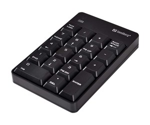 Tastatur - Sandberg Numeric 2 - Numpad - Svart - 630-05