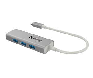 Kontroller - Sandberg USB-C to 3 x USB 3.0 Converter - 136-03