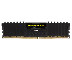 RAM - Corsair Vengeance LPX DDR4-2400 - 4GB - CL14 - Single Channel (1 pcs) - Intel XMP - Svart - CMK4GX4M1A2400C14