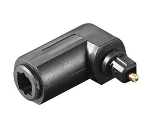 Lydkabel - Pro Optical Toslink 90° adapter - 4040849119255