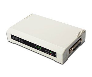 Nettverksadapter - DIGITUS DN-13006-1 2+1 Port Print Server - DN-13006-1