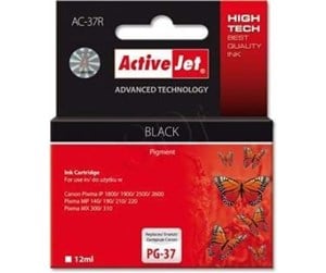 Printertilbehør blekk/toner - ActiveJet AC-37 premium version - Blekkpatron Svart - EXPACJACA0090