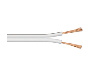 Lydkabel - Pro Speaker Cable 0.5mm White - 10m - 4040849151095