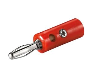 Lydkabel - Pro Banana Plug 4mm - Red - 4040849113758