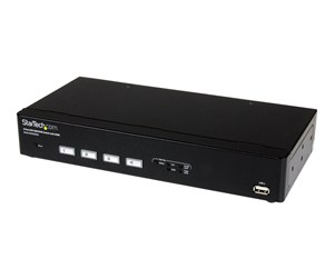 KVM-switch - StarTech.com 4 Port USB DVI KVM Switch with DDM Fast Switching and Cables - SV431DVIUDDM