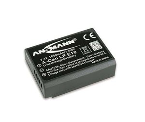 Kamerabatteri & Batterigrep - ANSMANN A-Can LP-E10 - 1400-0018