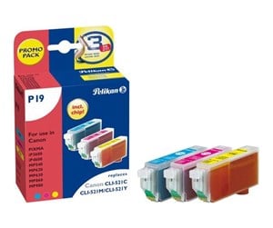 Printertilbehør blekk/toner - Pelikan P19 - Blekkpatron Blå - 4103291