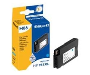 Printertilbehør blekk/toner - Pelikan Cyan ink cartridge (4109064) - Blekkpatron Blå - 4109064