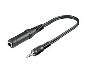 Lydkabel - Pro Audio adapter Jack F - MiniJack M - 4040849504709