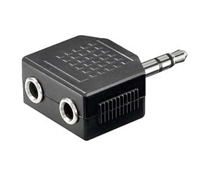 Lydkabel - Pro Audio adapter 2xMiniJack F - MJ M - 4040849111044