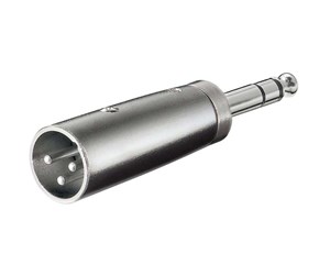 Lydkabel - Pro XLR Adapter 3pin XLR M - Jack M - 4040849275159