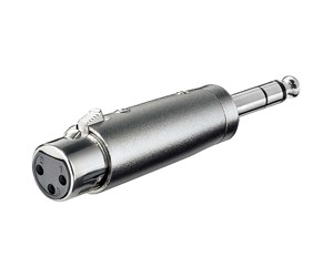 Lydkabel - Pro XLR Adapter 3pin XLR F - Jack M - 4040849275142