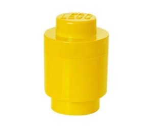 Barnerom - LEGO STORAGE BRICK 1 ROUND - YELLOW - 40301732