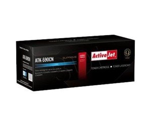 Printertilbehør blekk/toner - ActiveJet ATK-590CN Supreme version - Cyan Toner - Laser toner Blå - EXPACJTKY0026