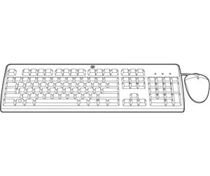 Tastatur - HP BFR with PVC Free Kit - Tastatur & Mussett - 631344-B21