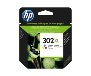 Printertilbehør blekk/toner - HP 302XL / F6U67AE Tri-Color - Blekkpatron Fargebasert tricolor - F6U67AE