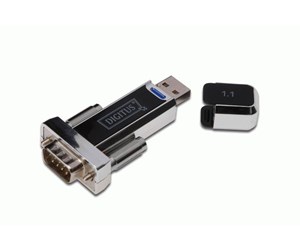 Nettverksadapter - DIGITUS DA-70155-1 USB to Serial Adapter RS232 USB1.1 RS232 chipset PL2303RA - DA-70155-1