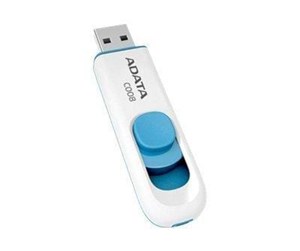 Minnepenn - A-Data Classic Series C008 Capless - Hvit - 16GB - Minnepenn - AC008-16G-RWE