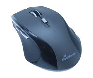 Mus - MediaRange Wireless Optical Mouse. Black/grey - Mus - Optisk - 5 - Grå - MROS203