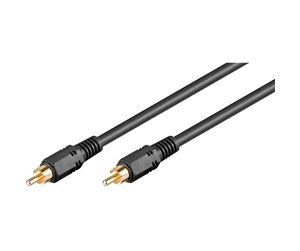 Lydkabel - Pro RCA Mono Cable - Black - 2m - 4040849502675