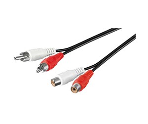 Lydkabel - Pro RCA Stereo Extension Cable - 1.5m - 4040849500251