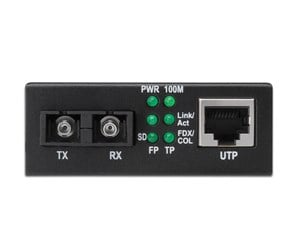 Repeater & Transceiver - DIGITUS DN-82021-1 - RJ45 / SC Fast Ethernet Media Converter - DN-82021-1