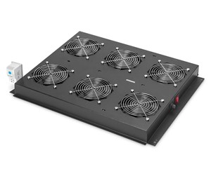 Rackskap - DIGITUS DN-19 FAN-6-SRV-B Roof Cooling Unit for Unique Server Cabinets - DN-19 FAN-6-SRV-B