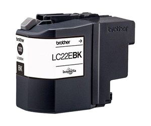 Printertilbehør blekk/toner - Brother LC22EBK / LC 22EBK High Capacity Black Ink - Blekkpatron Svart - LC22EBK