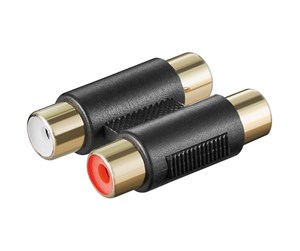 Lydkabel - Pro Audio adapter RCA Coupling F x2 - 4040849124198