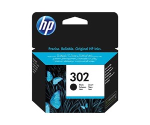 Printertilbehør blekk/toner - HP 302 / F6U66AE Black Ink - Blekkpatron Dye-based black - F6U66AE